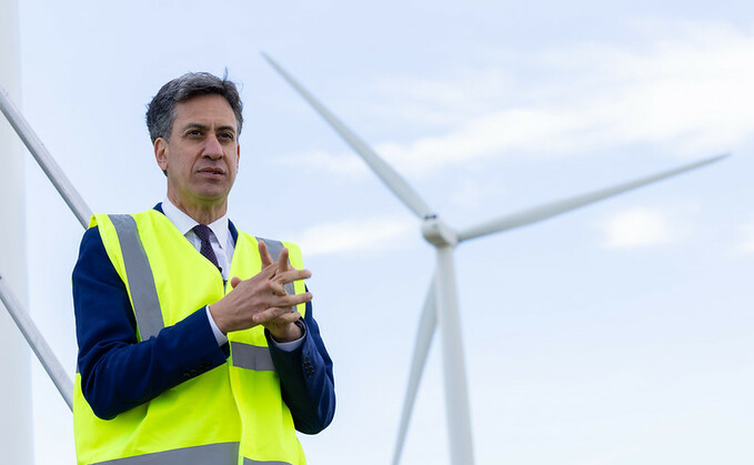 Miliband visited RWE's Little Cheyne Court Wind Farm last week | Zara Farrar / No 10 Downing Street Miliband visited RWE's Little Cheyne Court Wind Farm last week | Zara Farrar / No 10 Downing Street
