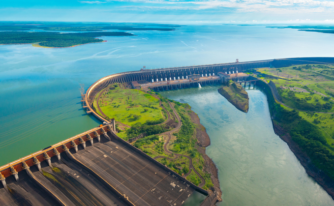 Brazil's Itaipu hydroelectric Dam on the Parana River | Credit: iStock Brazil's Itaipu hydroelectric Dam on the Parana River | Credit: iStock