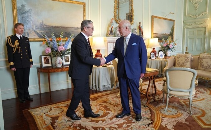 Keir Starmer formally accepted the King's invitation to form a new UK government earlier | Credit: Buckingham Palace Keir Starmer formally accepted the King's invitation to form a new UK government earlier | Credit: Buckingham Palace