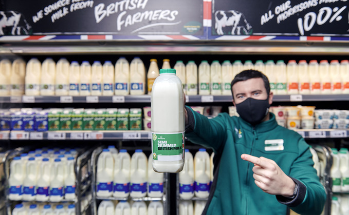 Morrisons will no longer carry 'use by' dates on its own-brand milk Morrisons will no longer carry 'use by' dates on its own-brand milk