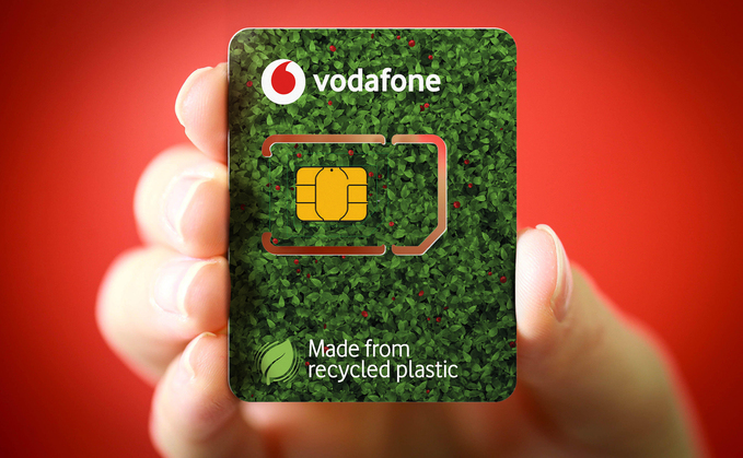 Vodafone 'Eco-SIMs' made from 100 per cent recycled plastic Vodafone 'Eco-SIMs' made from 100 per cent recycled plastic